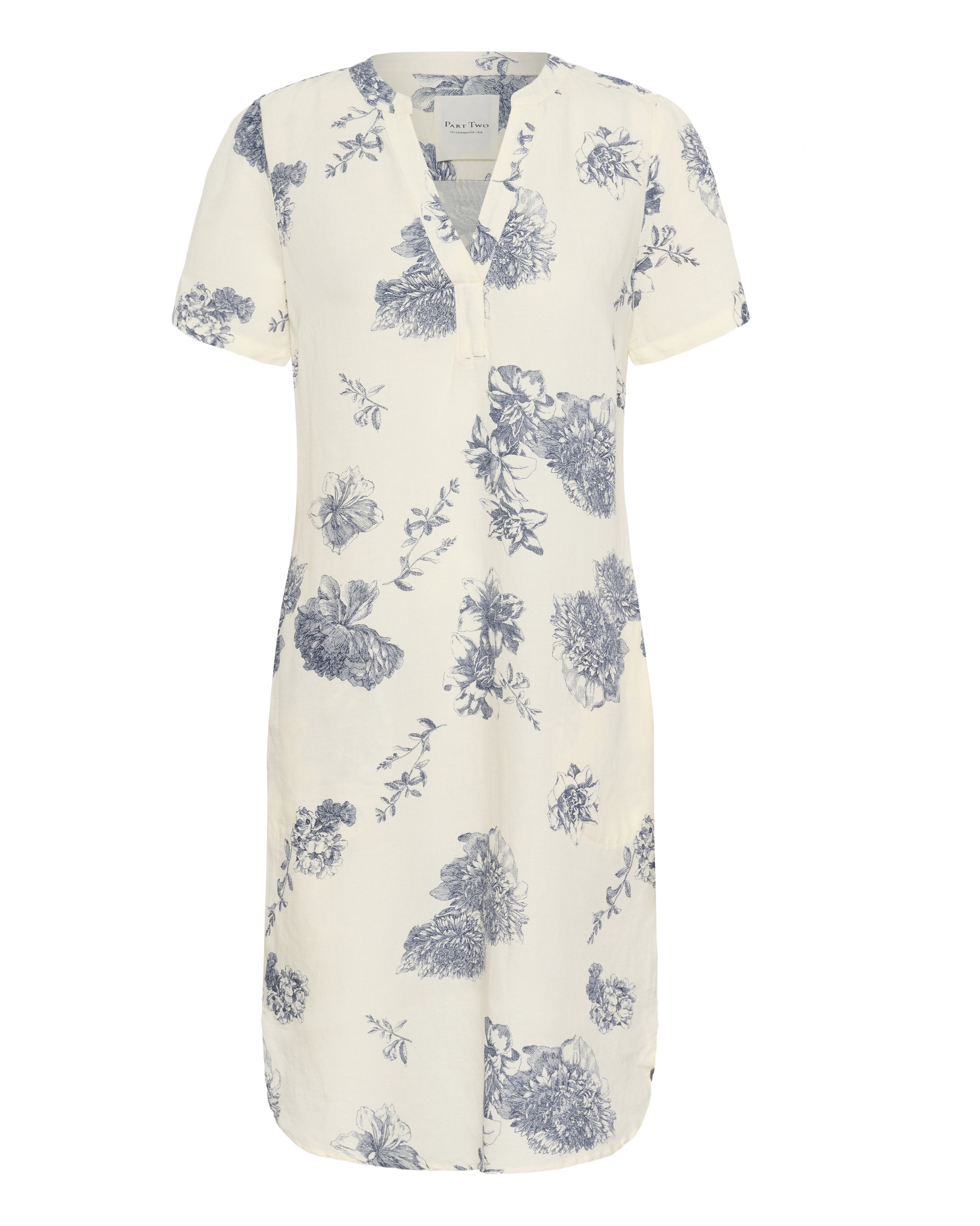 Part Two Kjole 'Aminase' i hvid: forside