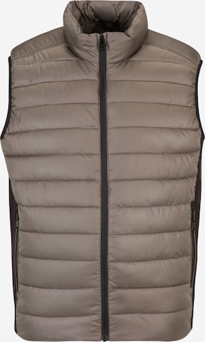 Calvin Klein Big & Tall Vest in Grey: front