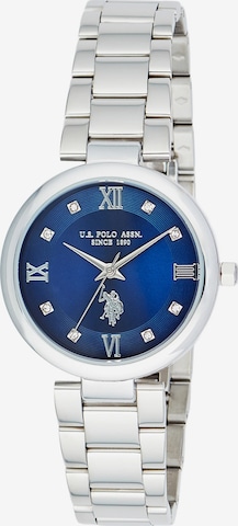 U.S. POLO ASSN. - Reloj analógico 'Fanny' en plata: frente