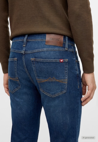 MUSTANG Regular Jeans 'Washington' in Blau