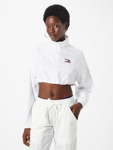 Tommy Jeans - Chaqueta de entretiempo en blanco: frente