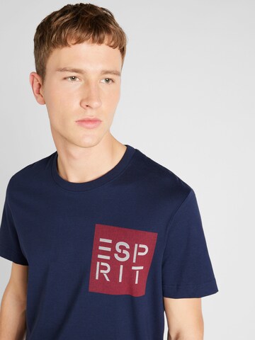 ESPRIT Shirt in Blauw