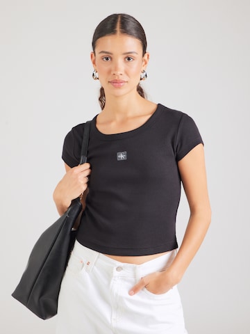 Calvin Klein Jeans Футболка в Черный: спереди