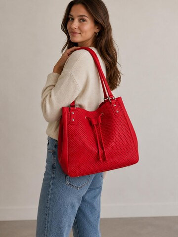 COLLEZIONE ALESSANDRO Shoulder Bag 'Sorrento' in Red: front