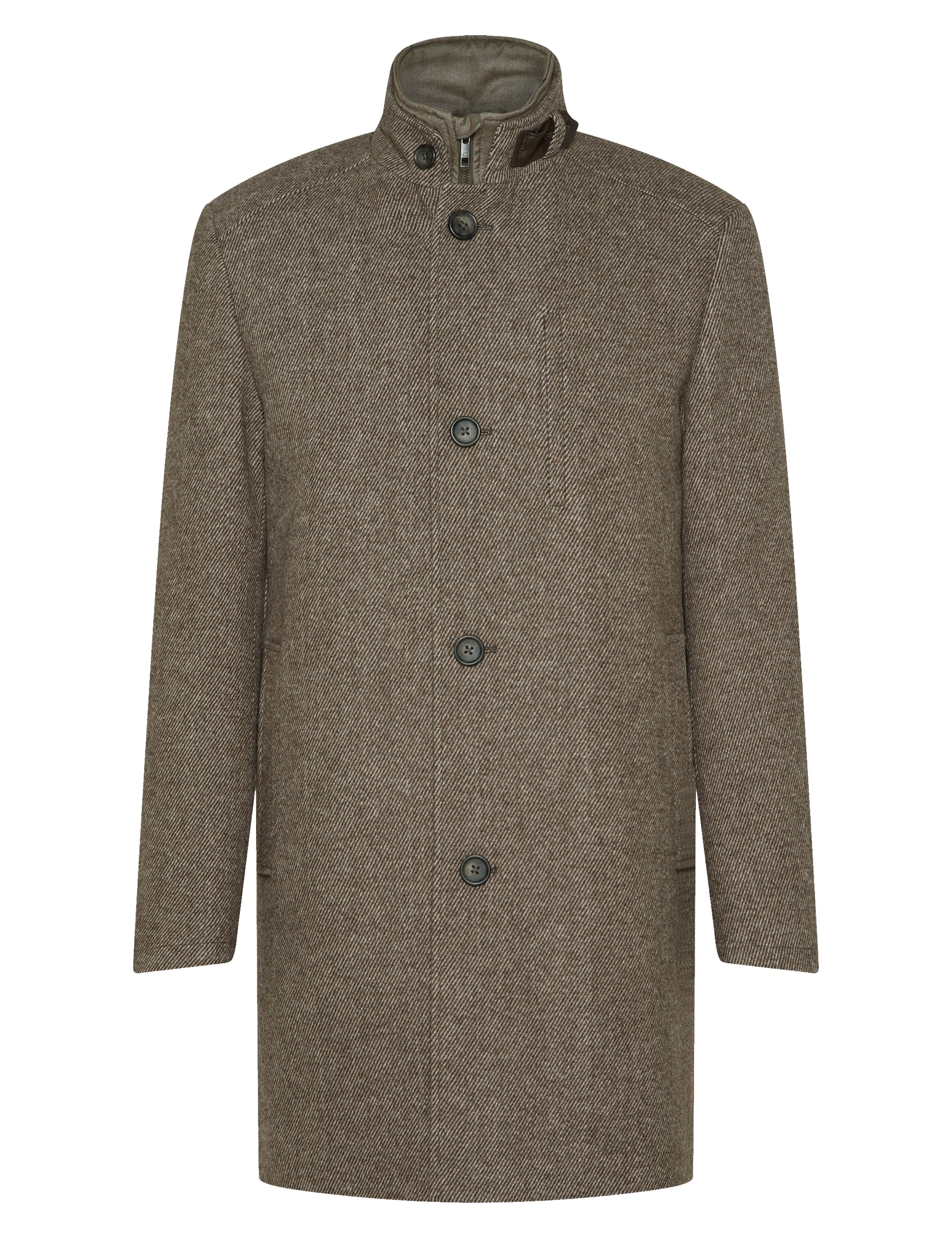Manteau d’hiver BENVENUTO en marron : devant