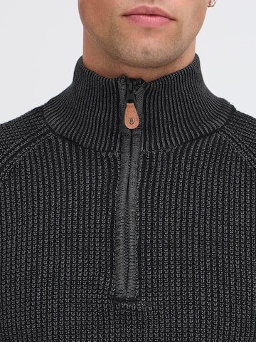 INDICODE JEANS Trui ' IDRocklyn ' in Zwart