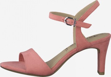 TAMARIS Páskové sandály – pink