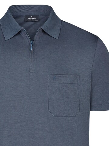 Ragman Shirt 'Basic' in Blue