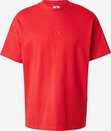ADIDAS SPORTSWEAR Λειτουργικό μπλουζάκι 'A SZN' σε κόκκινο: μπροστά