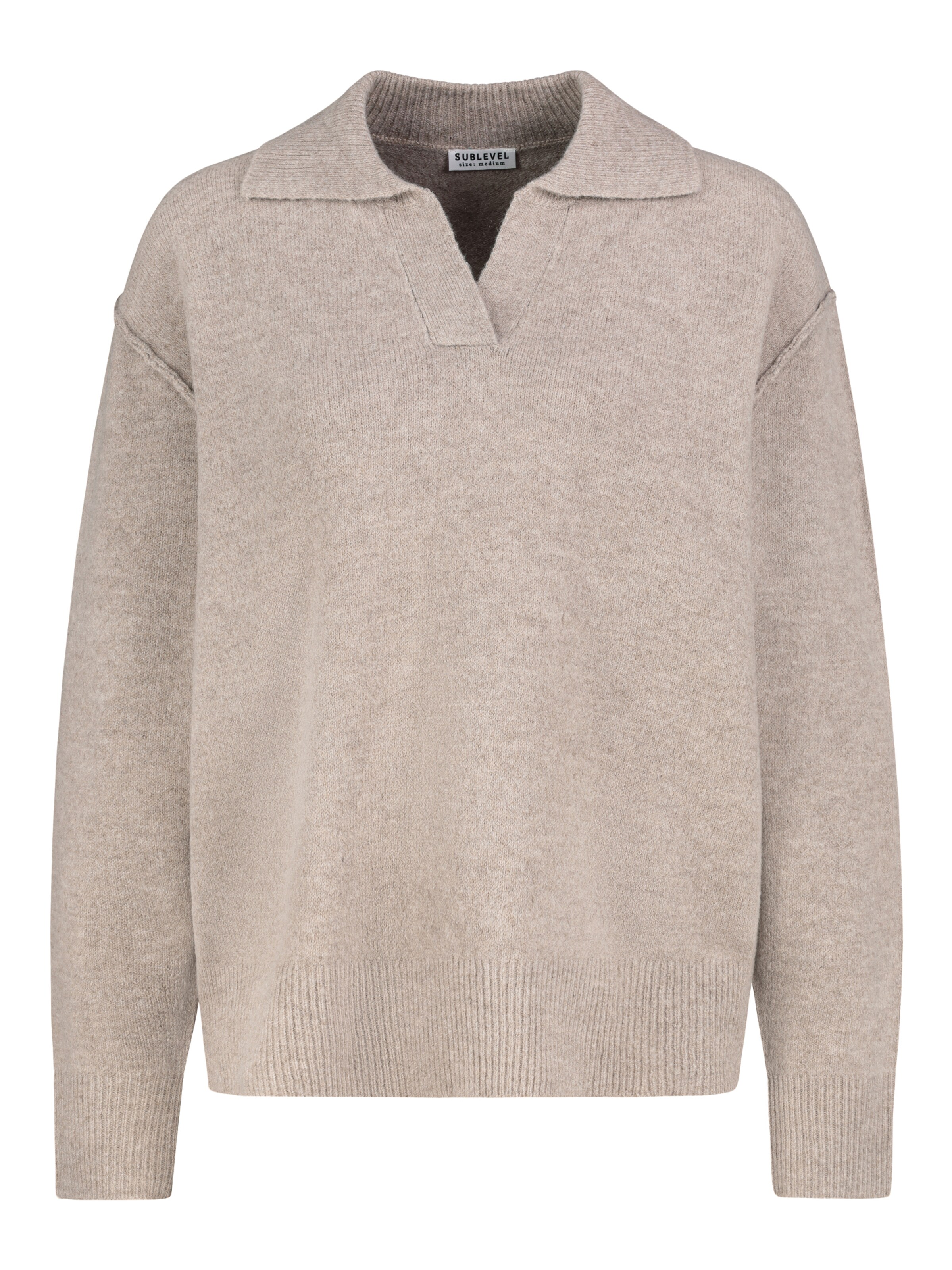 Sublevel Sweater in Beige: front