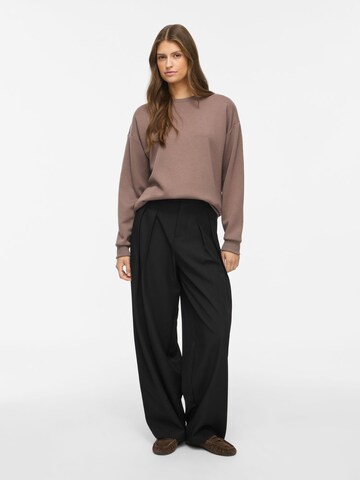VILA Sweatshirt 'SANDY' in Brown