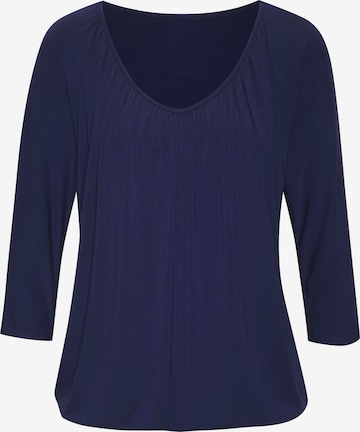 LASCANA Shirt in Blue: front