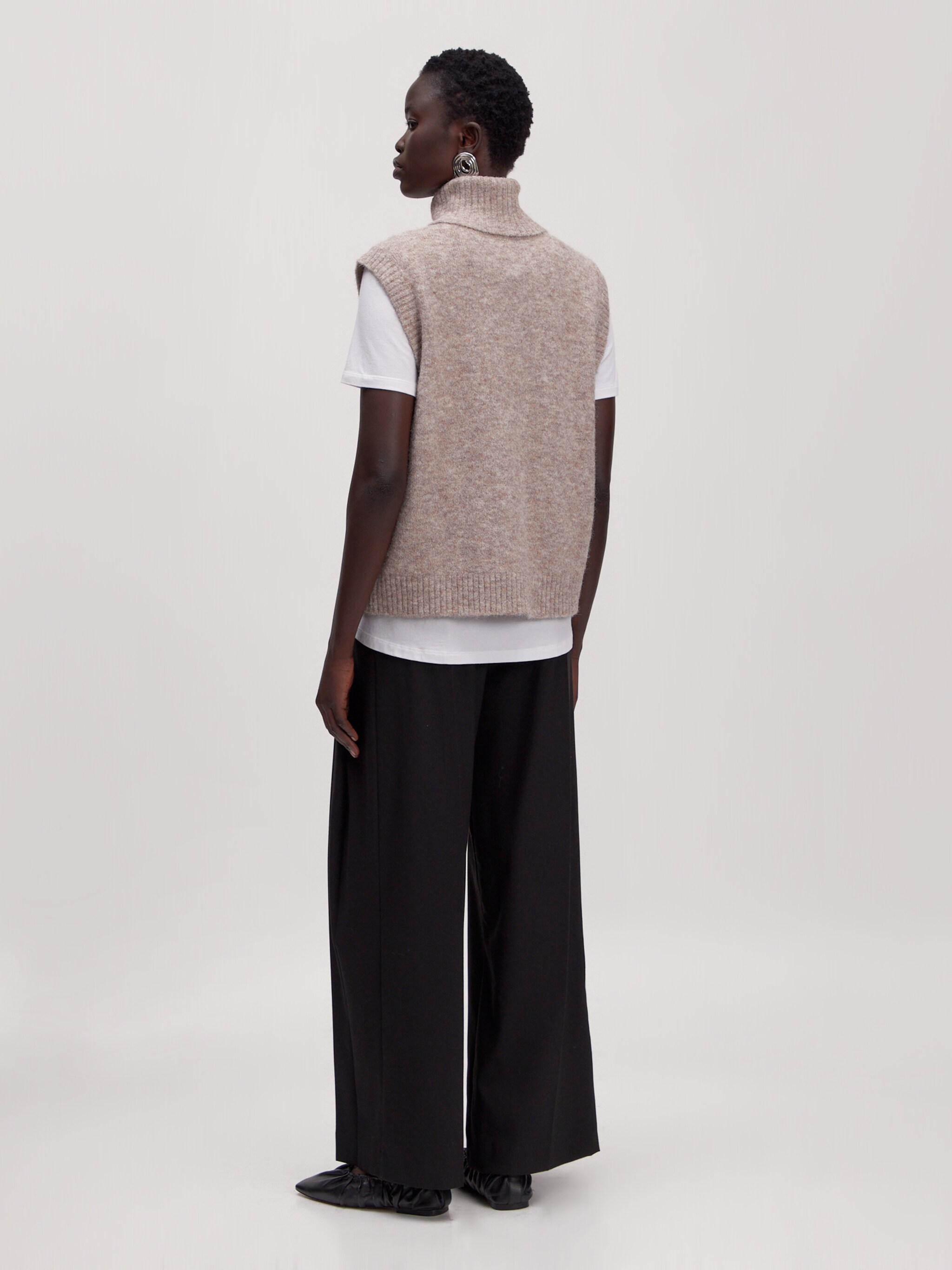 EDITED Produkter Vest 'Alba' beige-meleret