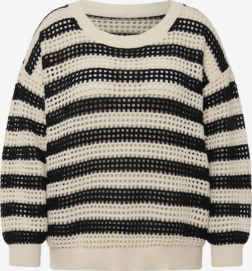 Pullover di Ulla Popken in beige: frontale