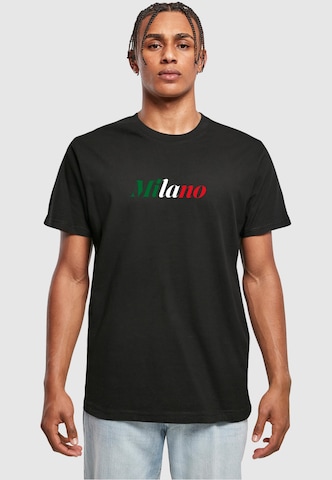 Mister Tee Shirt 'Milano' in Black: front
