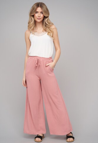 Cloud5ive - Pierna ancha Pantalón en rosa: frente