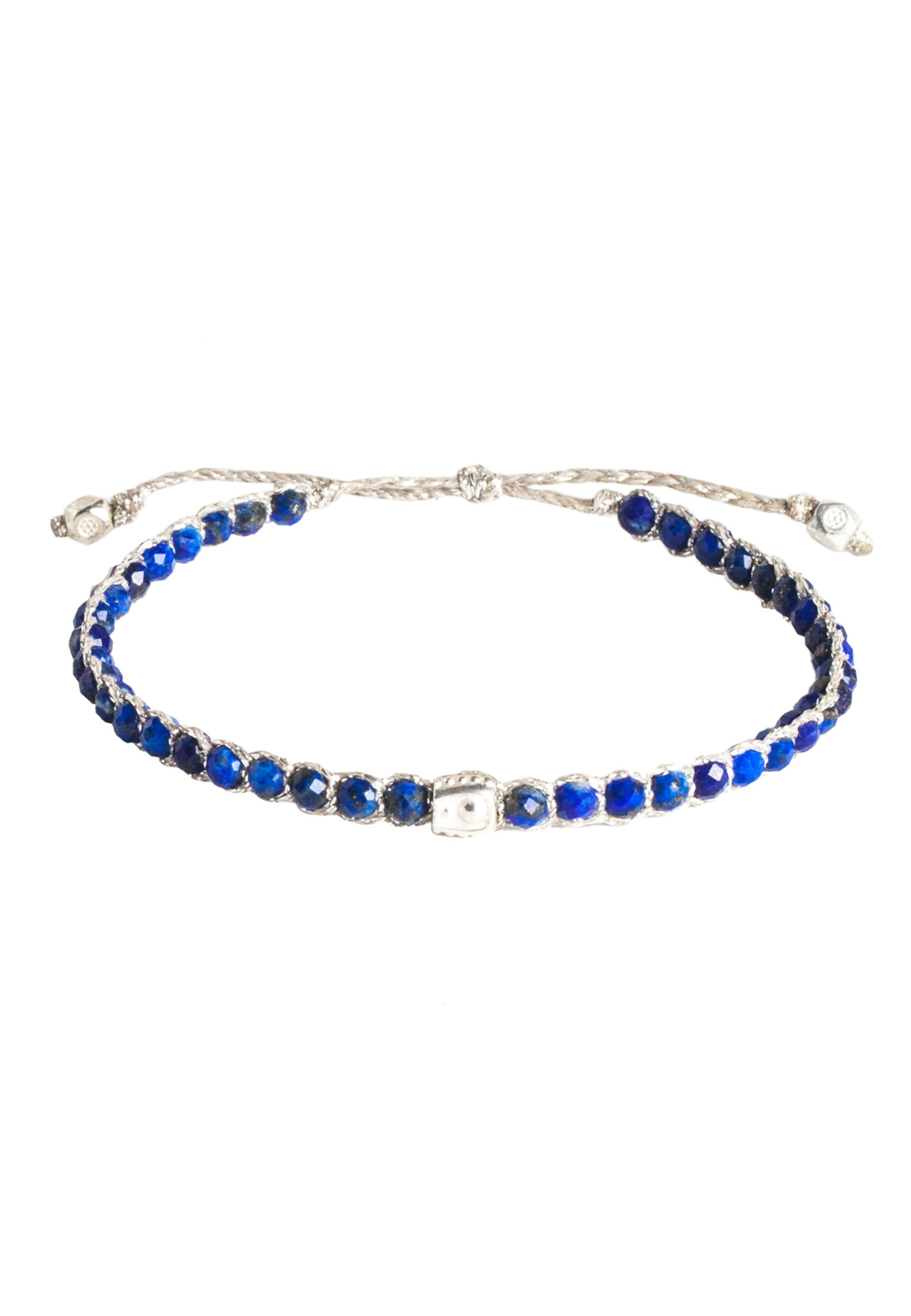 Bracelet Samapura Jewelry en bleu : devant