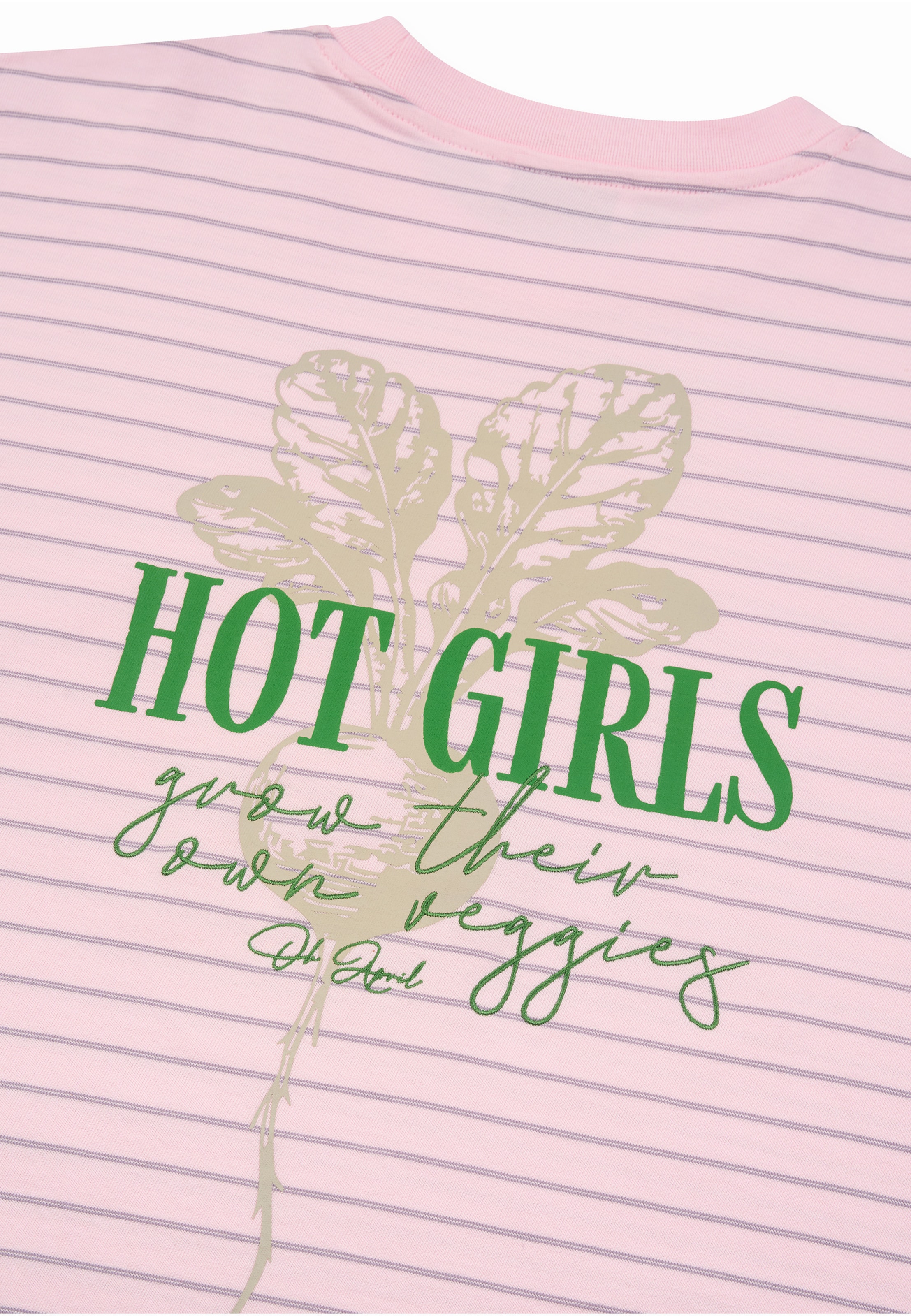 T-shirt 'Hot Girls' OH APRIL en rose