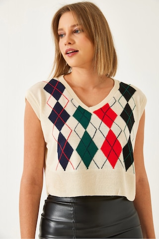 Bianco Lucci Pullover i beige