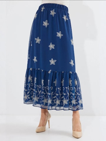 Bigdart - Saia em azul: frente