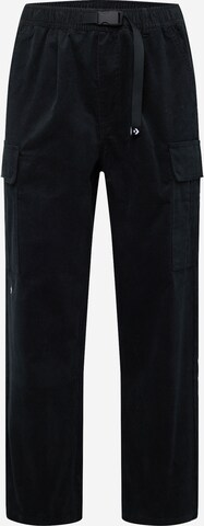 Regular Pantalon cargo CONVERSE en noir : devant