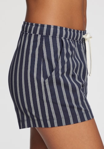 VIVANCE Pyjamashorts in Blau