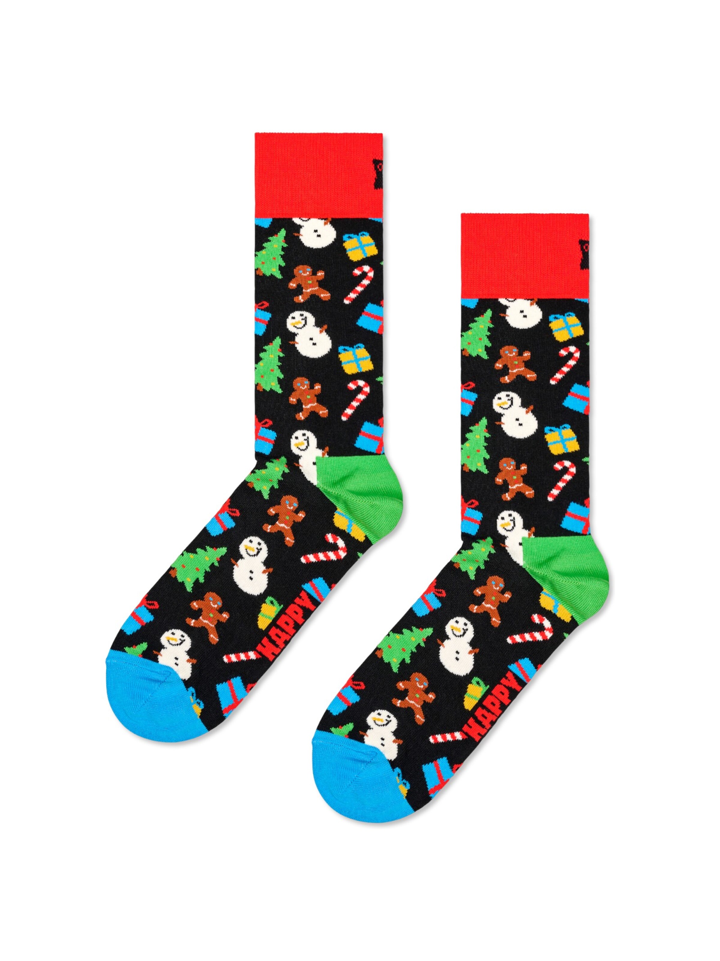 Chaussettes '4-Pack Christmas Socks Gift Set' Happy Socks en noir