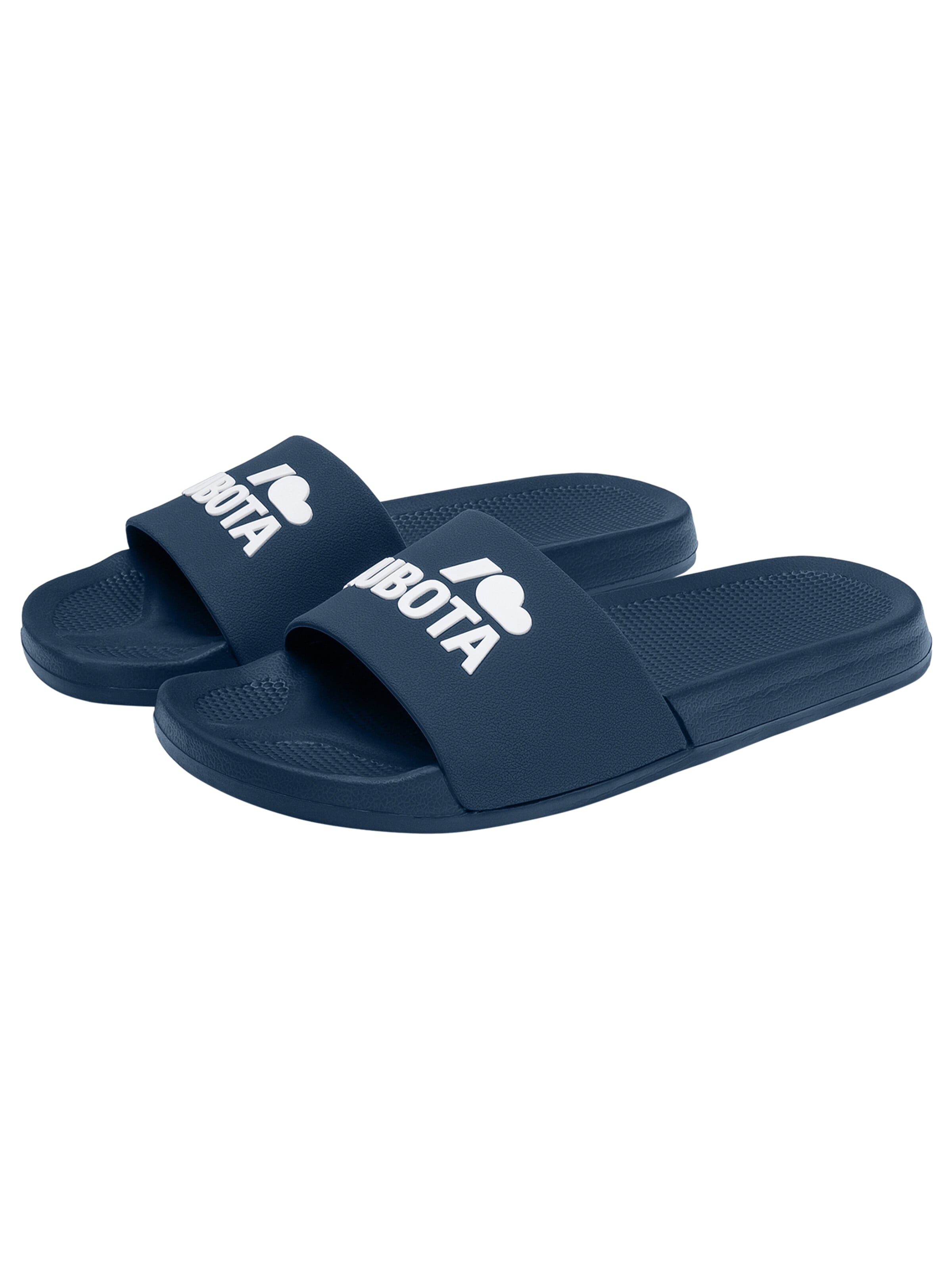 Kubota Strand-/badsko 'Kubota Men's Slip-On Black Basic Pool Slides' i blå