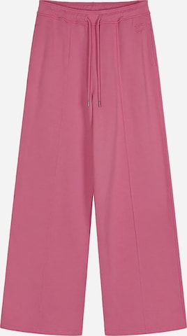 rožinė OH APRIL Plačios klešnės Kelnės 'Lo': priekis