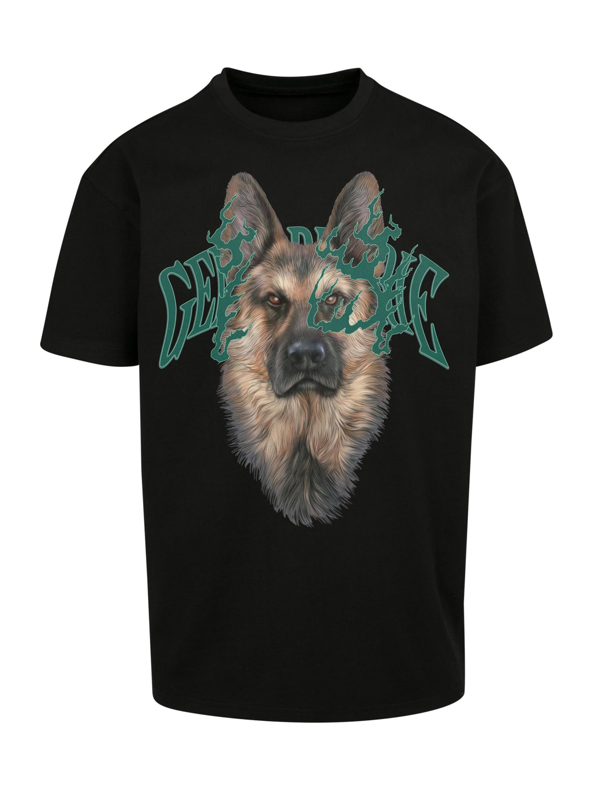 Mister Tee T-shirt 'Gendarmerie' i svart: framsida