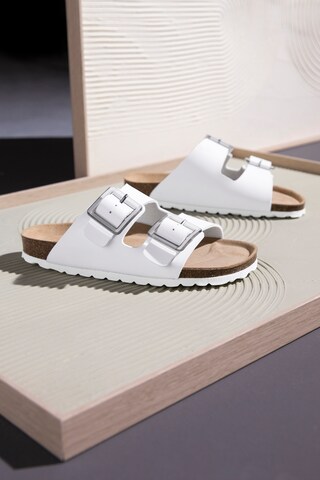 Aniston Mules in White