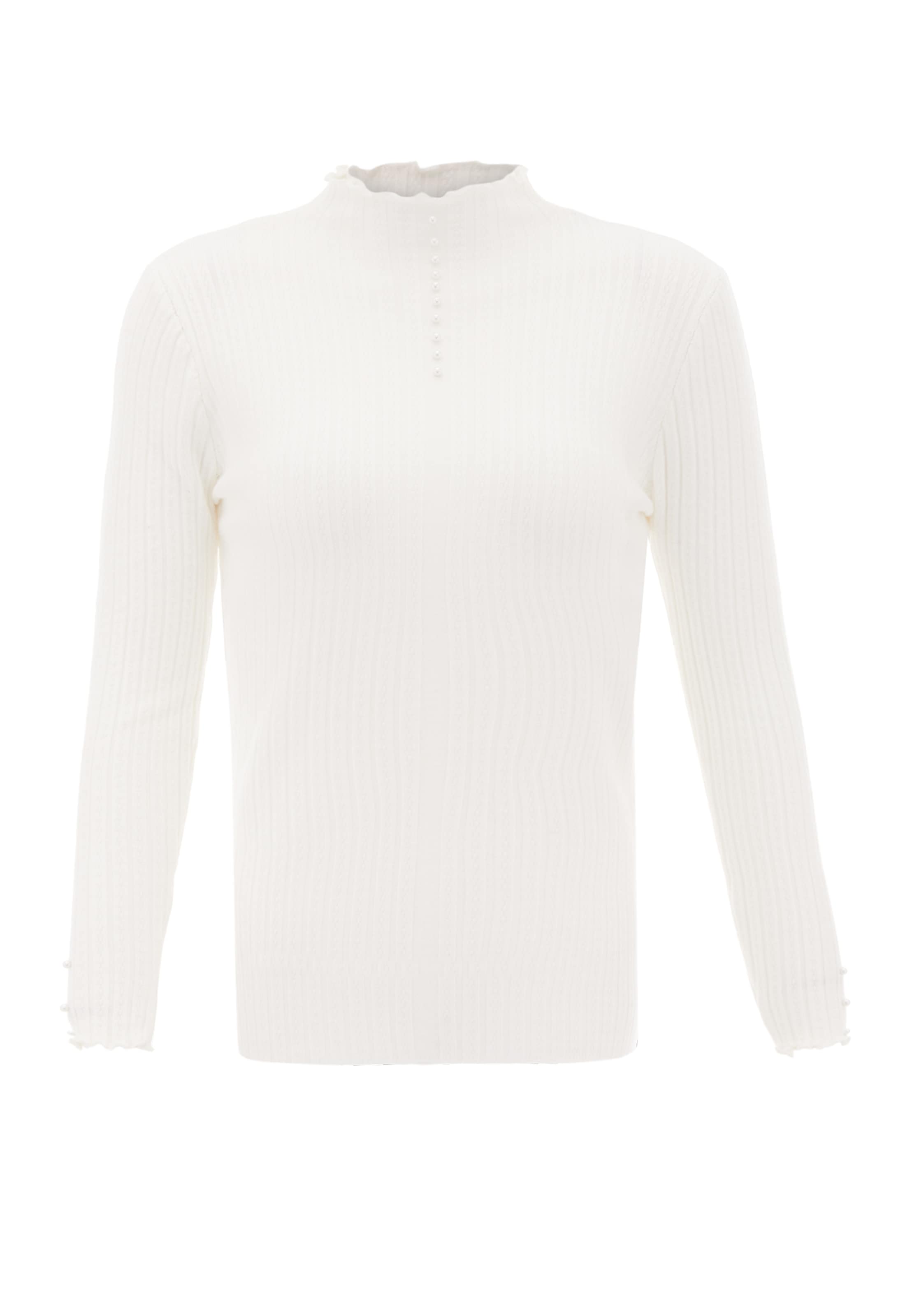 CARNEA Trui in Wit: voorkant