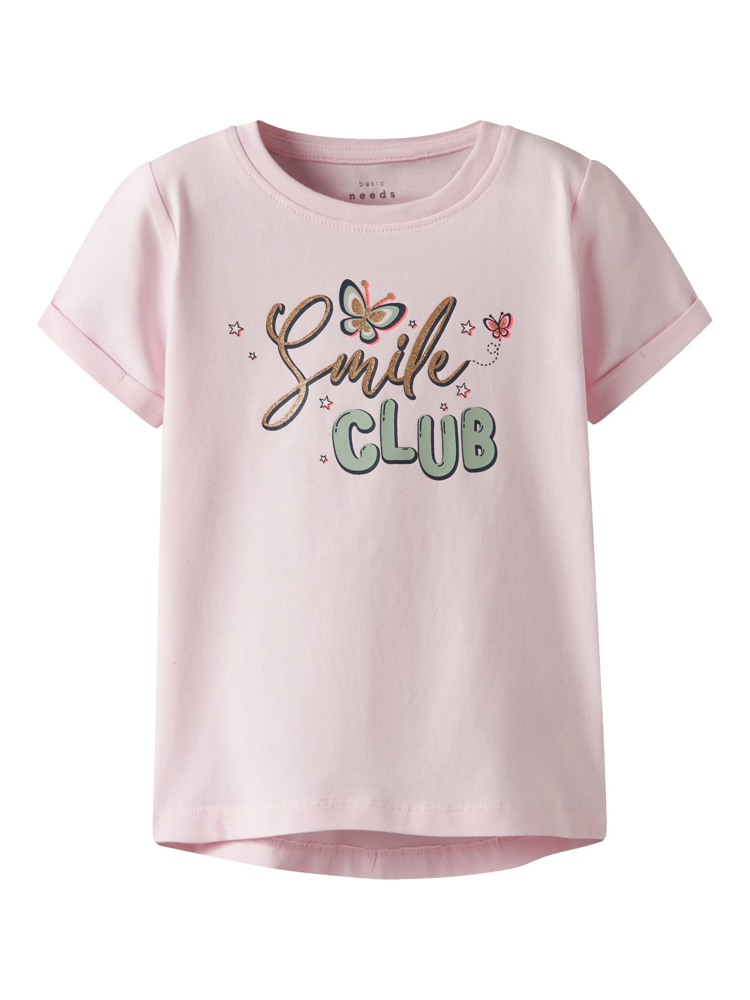 NAME IT Tričko 'NMFVIX' – pink: přední strana