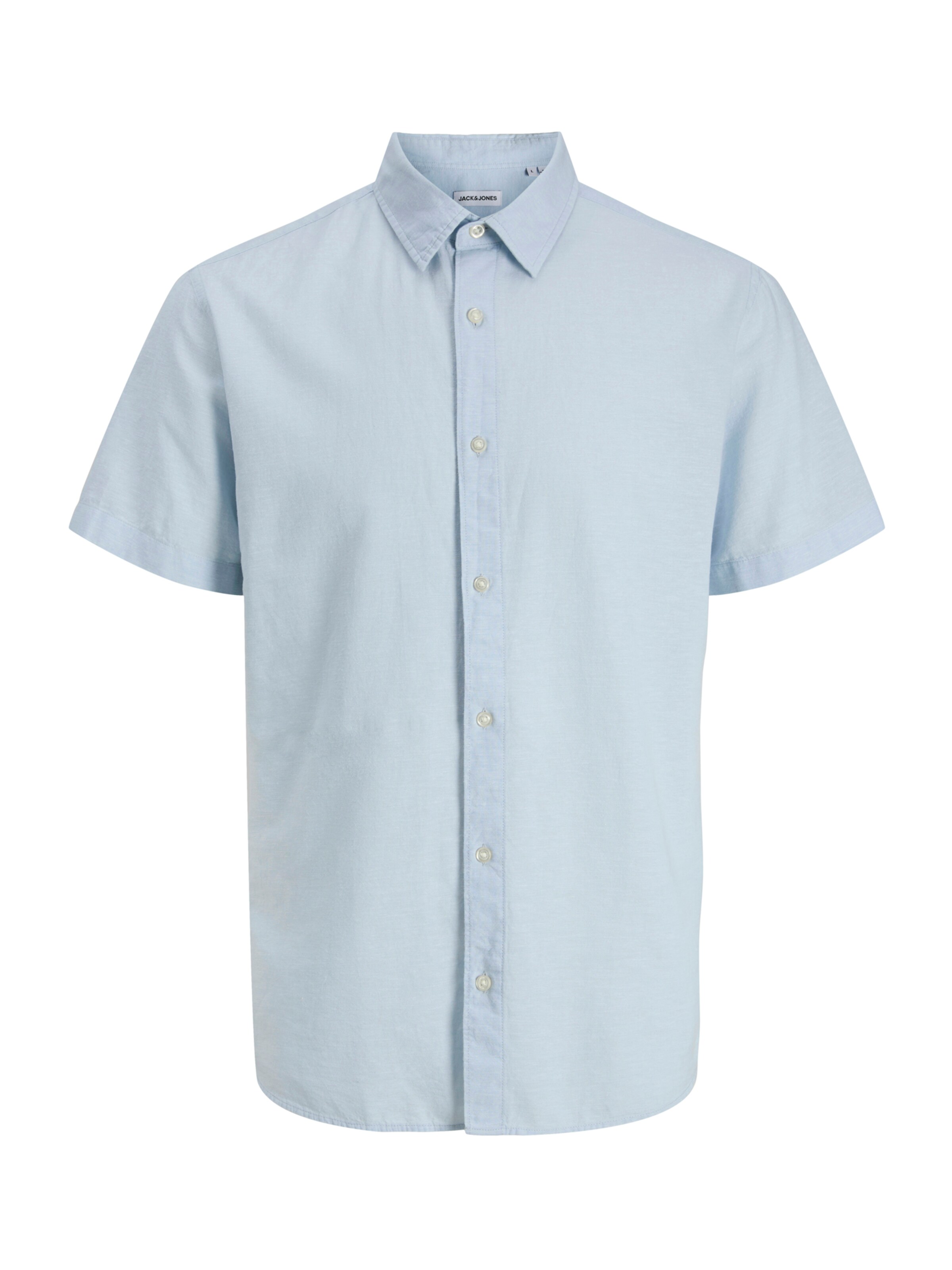 Jack & Jones Junior Button Up Shirt 'JJEBREEZE' in Blue: front