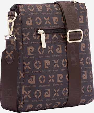 Borsa a tracolla di PIERRE CARDIN in marrone: frontale