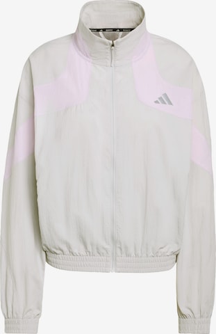 ADIDAS PERFORMANCE Trainingsjack 'Adi365' in Grijs: voorkant