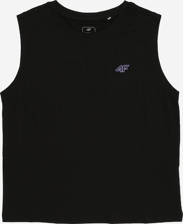 Haut de sport 4F Junior en noir : devant