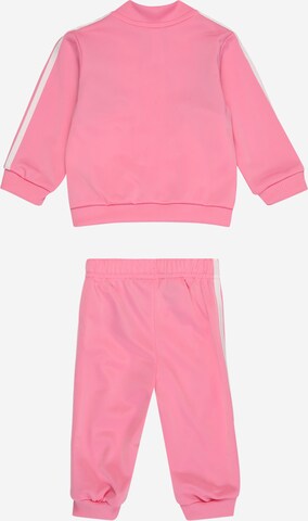 ADIDAS SPORTSWEAR Tracksuit 'Colorblock Shiny' in Pink