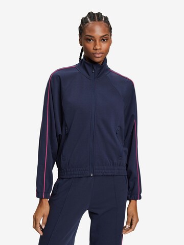 ESPRIT Sweatjacke in Blau: predná strana