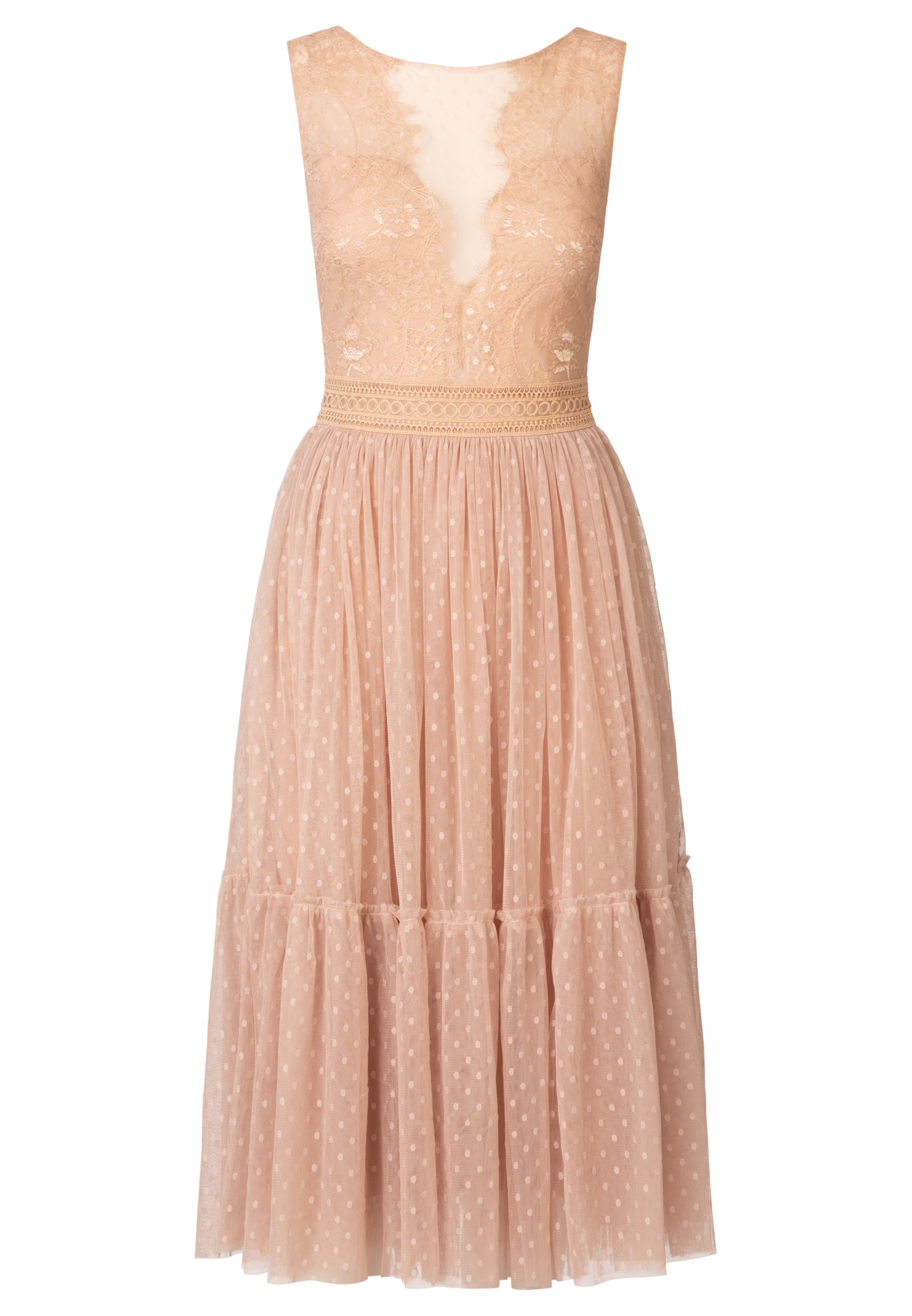 Kraimod Φόρεμα κοκτέιλ σε μπεζ: μπροστά