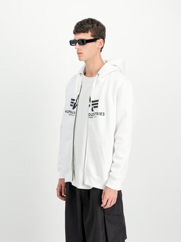 ALPHA INDUSTRIES Sweatshirt 'Basic' in White