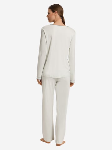 Hanro Pyjama 'Una' in Grün