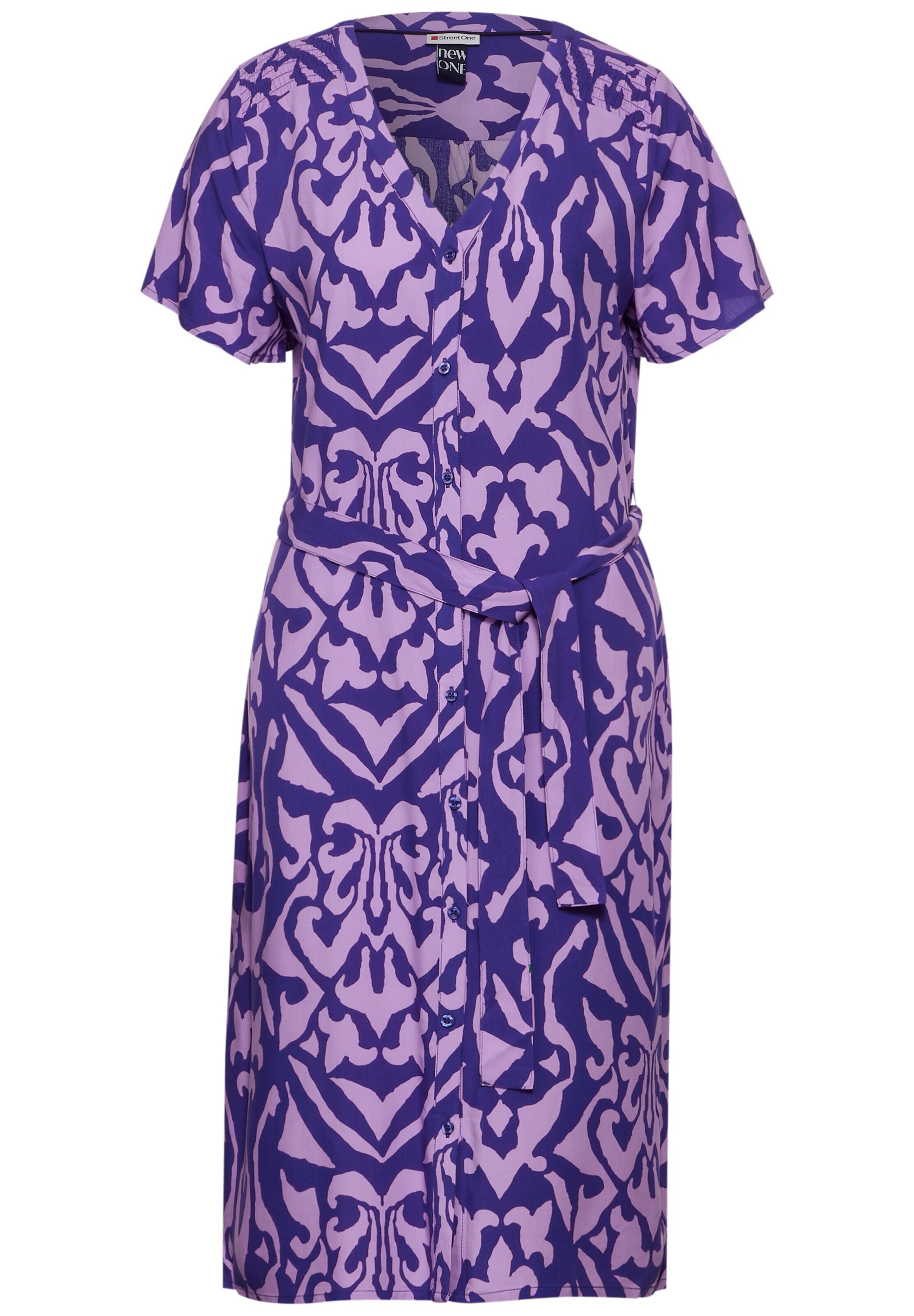STREET ONE Blusenkleid in Lila: Vorderseite
