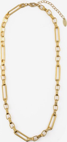 Orelia Necklace in Gold: front