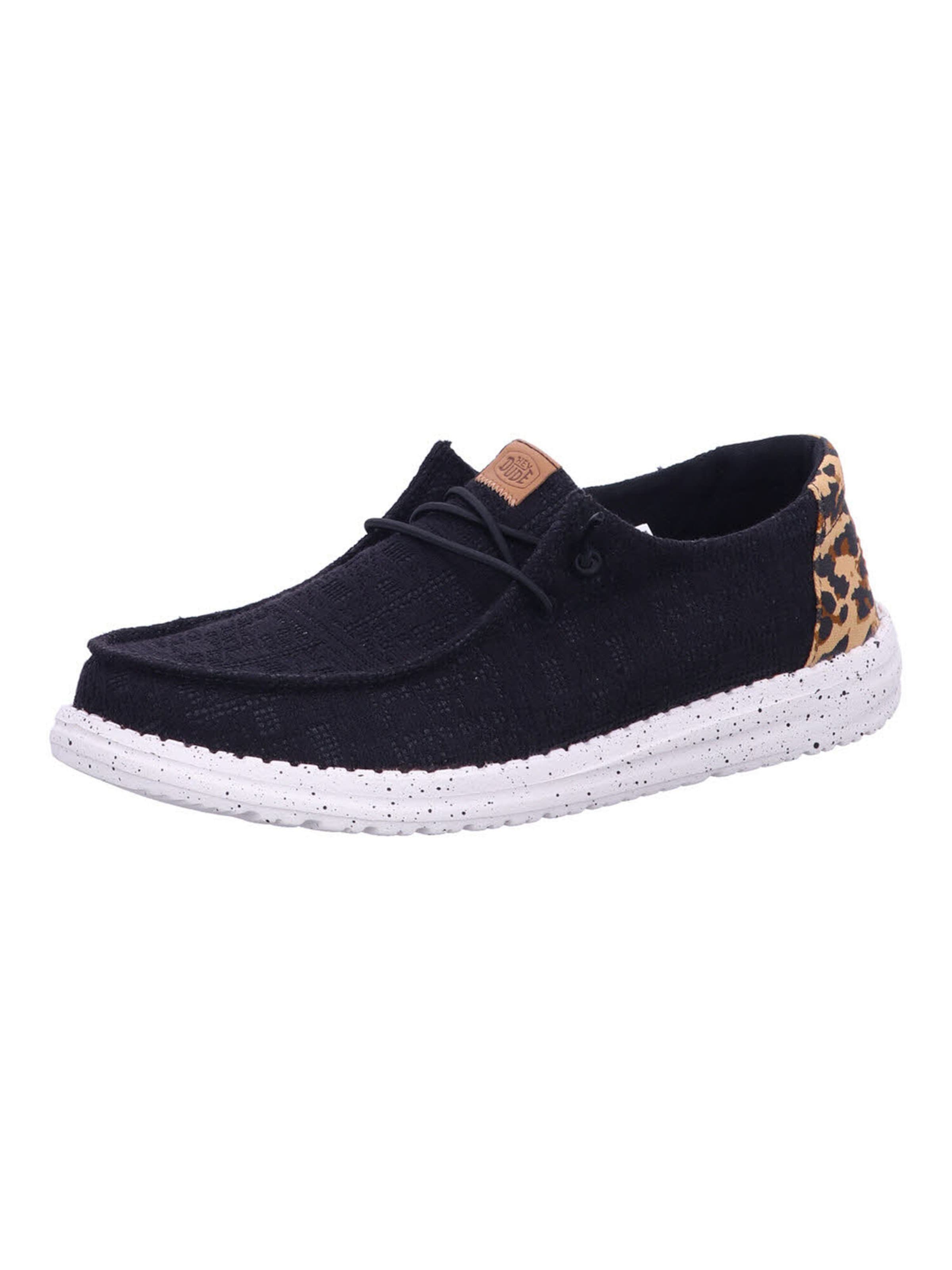 HEY DUDE Slipper in Schwarz: Vorderseite