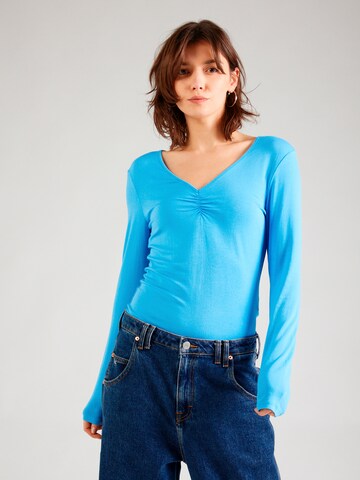 VERO MODA Shirt 'ALBERTE' in Blauw: voorkant