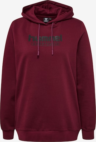 Hummel Sportief sweatshirt in Rood: voorkant