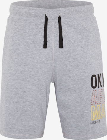 Oklahoma Jeans Bermuda Shorts ' aus Baumwollmix ' in Grau: predná strana