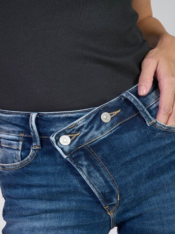 Le Temps Des Cerises Tapered Jeans in Blauw