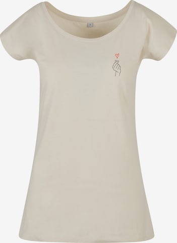Urban Classics Shirt 'K-Heart' in Beige: Vorderseite